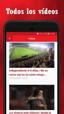 Somos Independiente android App screenshot 6